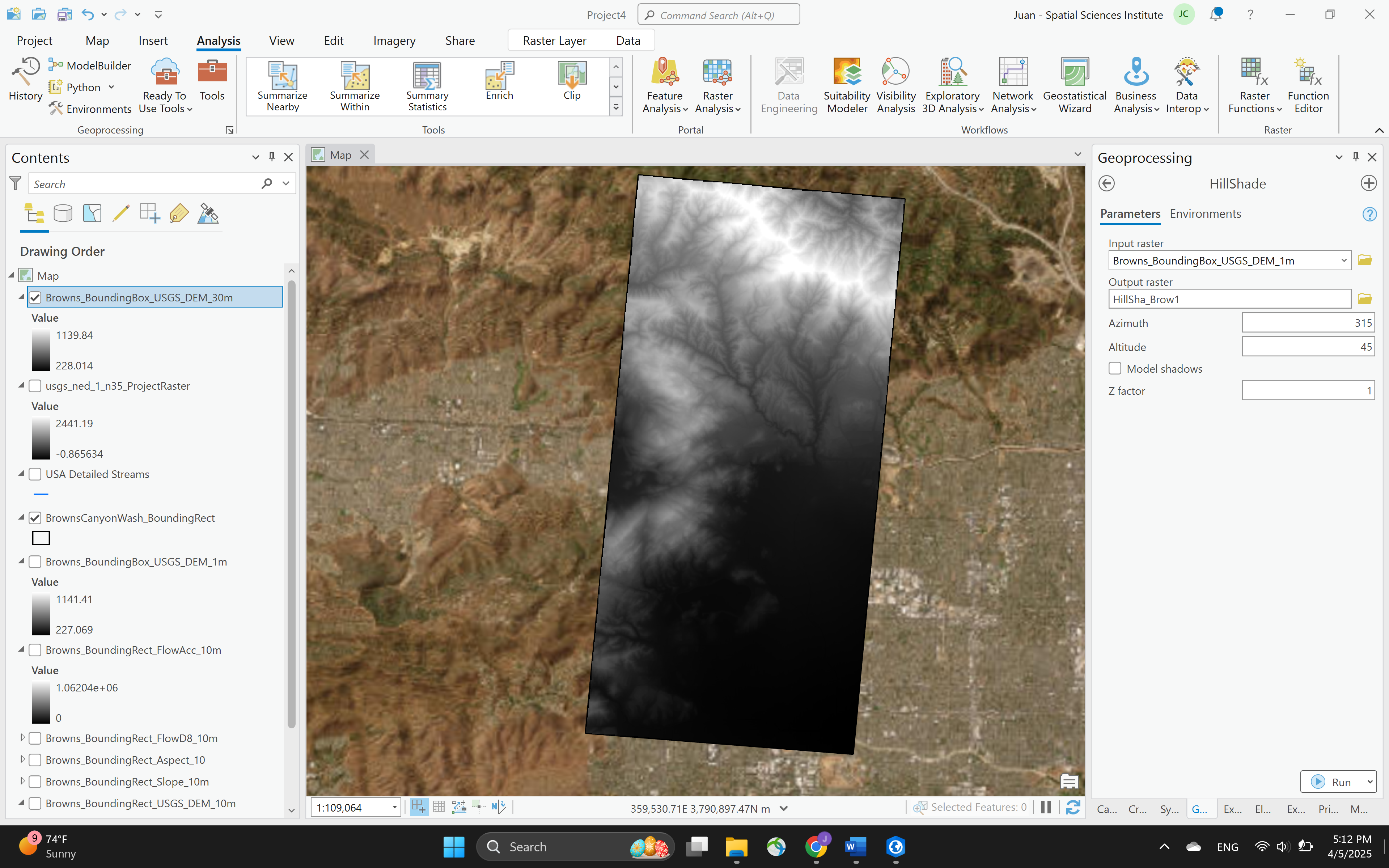 ArcGIS Pro project layer panel